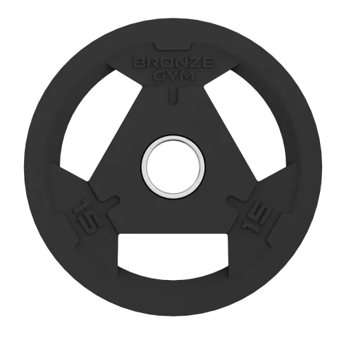 Диск олимпийский BRONZE GYM обрезиненный 15 кг